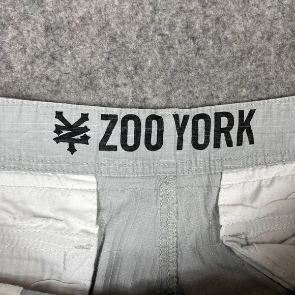 Zoo York Long Cargo Shorts Mens 38 Ripstop Outdoor Utility Skater 13" - Picture 6 of 12